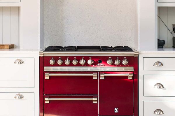 cucina steel red