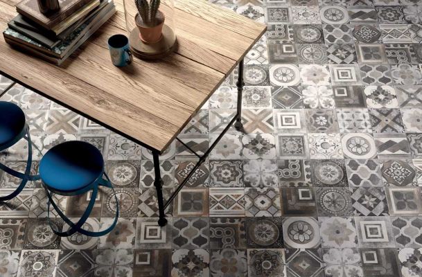 realizzare pavimenti cucina con le cementine