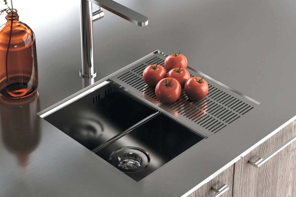 lavello in acciaio inox per cucina